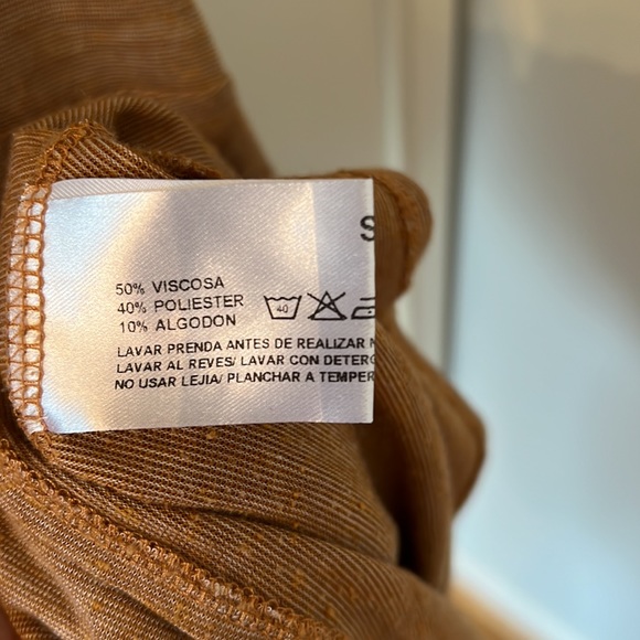 Boutique Systemaction Mini Tan Dress - Picture 8 of 9